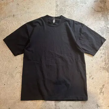 새상품 로스앤젤레스 어패럴 6.5oz 반팔 T셔츠 블랙 M
