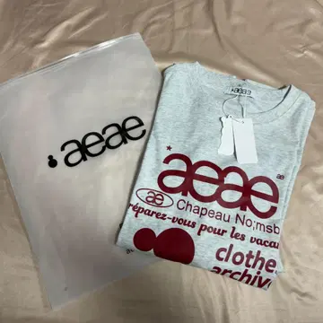 aeae 그레이 긴팔 티셔츠