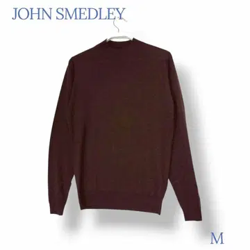 JOHN SMEDLEY M 사이즈 상의 니트 스웨터 긴팔 울