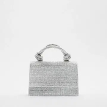 새상품급 ZARA shimmery mini city bag