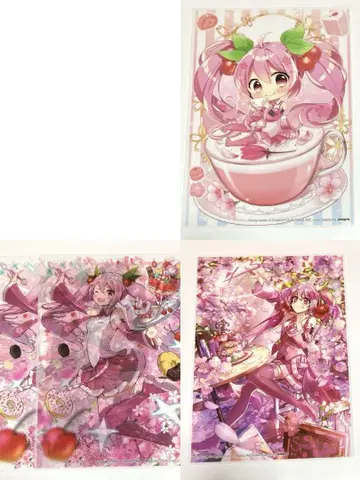 보컬로이드 하츠네 미쿠 벚꽃 미쿠 클리어 시트 보컬로이드