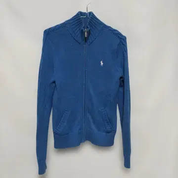 폴로 랄프 로렌 스포츠 파랑 니트 집업 가디건