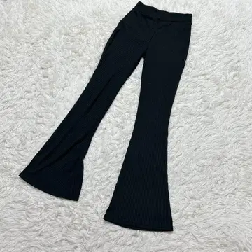 [ c6357 ] GRL 이지 팬츠 블랙 플레어 허리밴딩