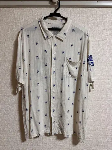 BOWWOW 풍향계 패턴 반팔 셔츠