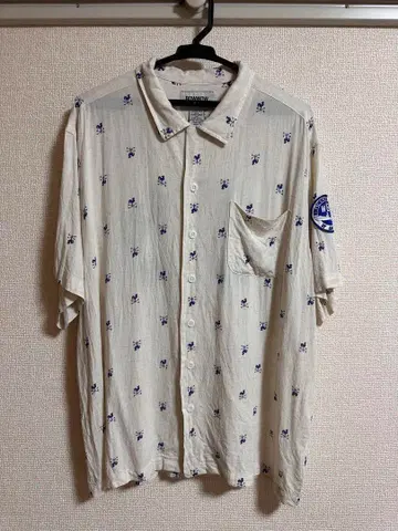 BOWWOW 풍향계 패턴 반팔 셔츠