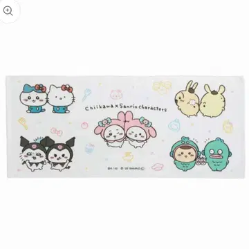 [ 미개봉 새상품 ] 치이카와 산리오 콜라보 페이스 타월