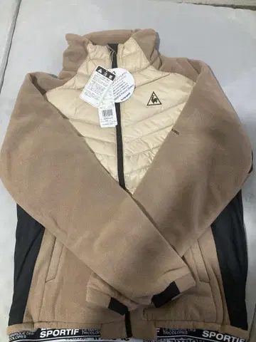 택 포함 새상품 SPORTIF 1000 필 파워다운 플리스 자켓
