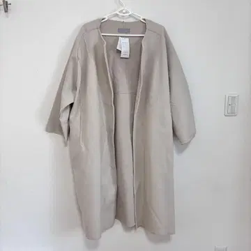 미사용 sakishima 노카라 코트 베이지 F 사이즈