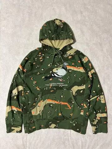 STAPLE 스테이플 풀오버 후드티 카모플라주 카모플라쥬