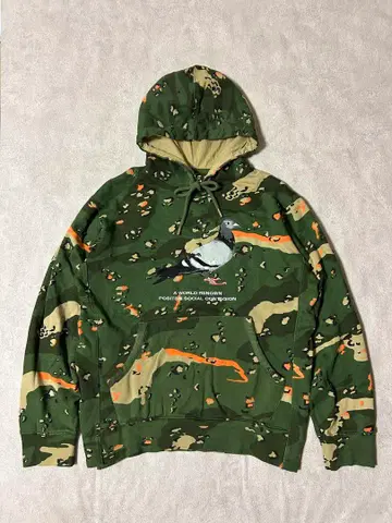 STAPLE 스테이플 풀오버 후드티 카모플라주 카모플라쥬