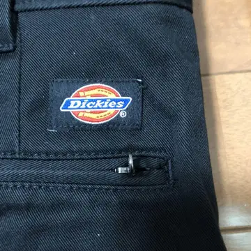 Dickies 블랙 워크 팬츠 34인치