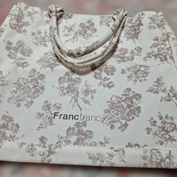 Francfranc 꽃무늬 토트백 빅