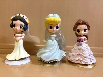 Qposket 디즈니 프린세스 웨딩 피규어 세트