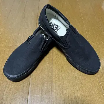 US 기획 새상품 레어 26cm VANS SLIP ON all black