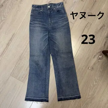 야누크 앵클 플레어 데님 23 YANUK 부츠컷 데님