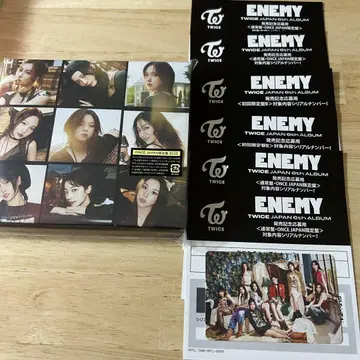 TWICE ENEMY 앨범 트레이딩 카드 시리얼 포함