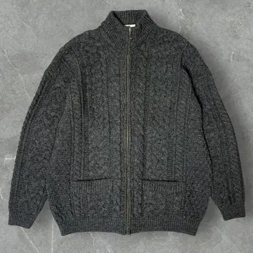 [ 90s/아일랜드제 ] CarraigDonn 드라이버 니트 케이블 편직