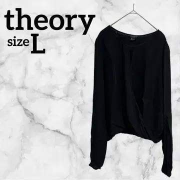 theory [ L ] 긴팔 셔츠 블랙 해외 구제 의류
