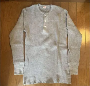 Healthknit 슈퍼 헤비 와플 헨리넥