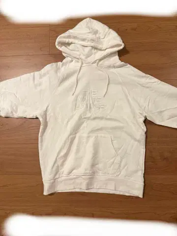 미세스 그린애플 White lounge 후드티 L