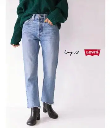 [Levi's] 501CROP DENIM: ungrid 별주 사이즈 26