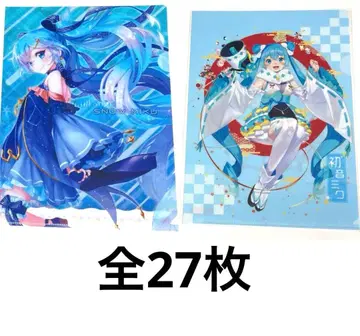 보컬로이드 하츠네 미쿠 클리어 파일 티켓 홀더 보컬로이드