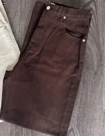 브라운 팬츠 민코님