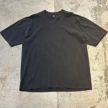 새상품 로스앤젤레스 어패럴 6.5oz T셔츠 빈티지 블랙 XL