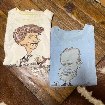 빈티지 반 맨투맨 미국 대통령