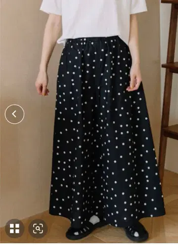 poudoudou 푸두두 랜덤 도트 큐롯 팬츠