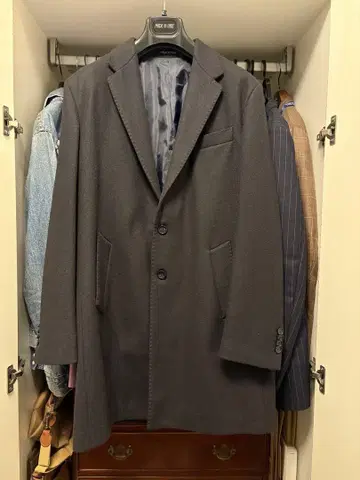 hawes&curtis 이탈리아제 울 100% 롱 코트