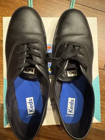새상품급 Keds 블랙 여성용 스니커즈 8~8.5