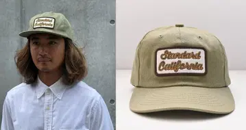 STANDARD CALIFORNIA 로고 패치 피케 캡 스태칼
