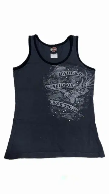 할리 데이비슨 탱크탑 블랙 큐빅