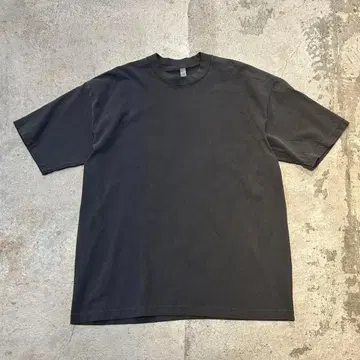 새상품 로스앤젤레스 어패럴 6.5oz T셔츠 빈티지 블랙 L