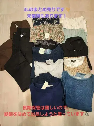 여성용 묶음 판매 13점 3L