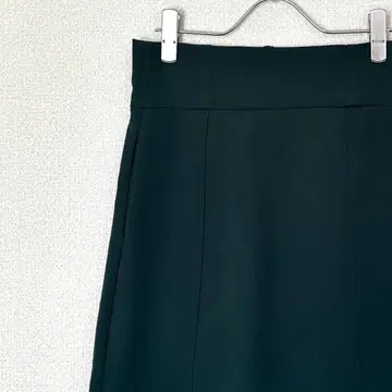 FUN 롱 스커트 타이트 포켓 부착 프론트 슬릿 허리밴딩