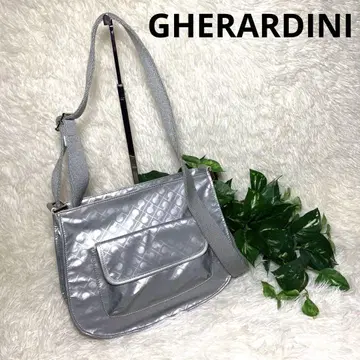 GHERARDINI 게라르디니 숄더백 올 패턴 실버 계열