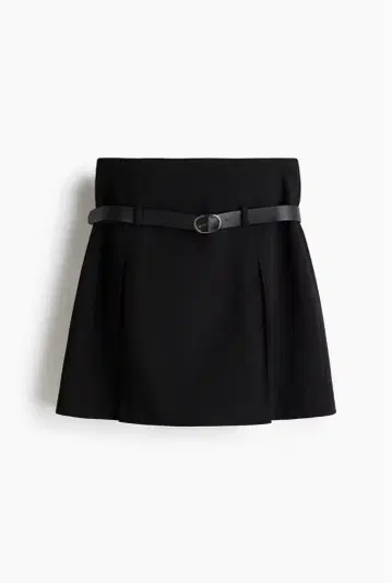 h&m 벨티드 A라인 스커트 플리츠 스커트
