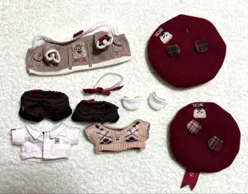 해외 딜러 제작 무속성 봉제 인형 의류 10cm CHOCO