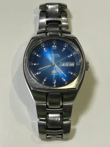 FOSSIL BLUE 아날로그 시계 파랑