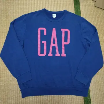 GAP 네이비 로고 맨투맨