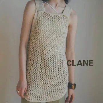 [ CLANE ] 메쉬 롱 탱크탑