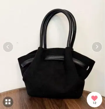 블랙 스웨이드 2way 백