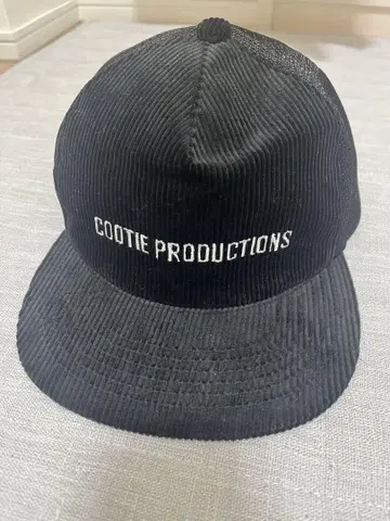 COOTIE PRODUCTIONS 코듀로이 메쉬 캡 블랙