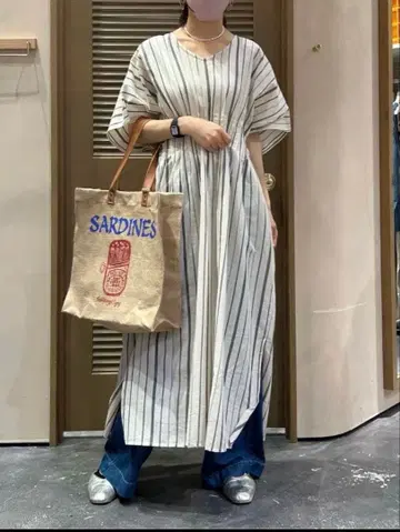 ciaopanic typy 면린넨 허리 턱 돌먼 원피스