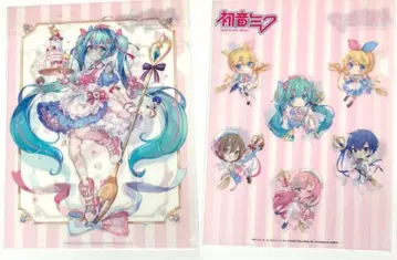 보컬로이드 하츠네 미쿠 후지야 밀키 클리어 파일 보컬로이드