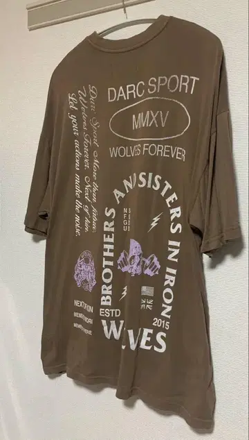 darc sport T셔츠 오버 사이즈 L