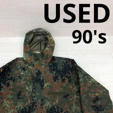 used 구제 의류 90's 독일군 플렉터 카모 후드티