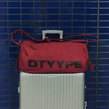 dtyype dtype 로고 빈티지풍 보스턴 백